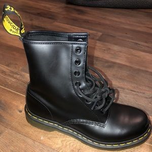 Black Doc Martens boots